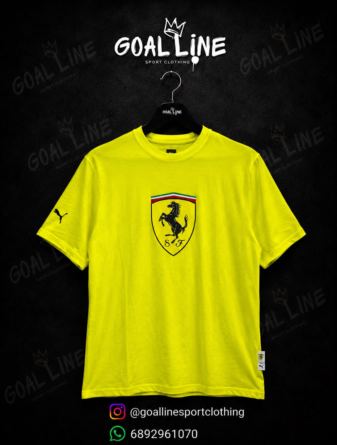 Playera Ferrari Amarilla