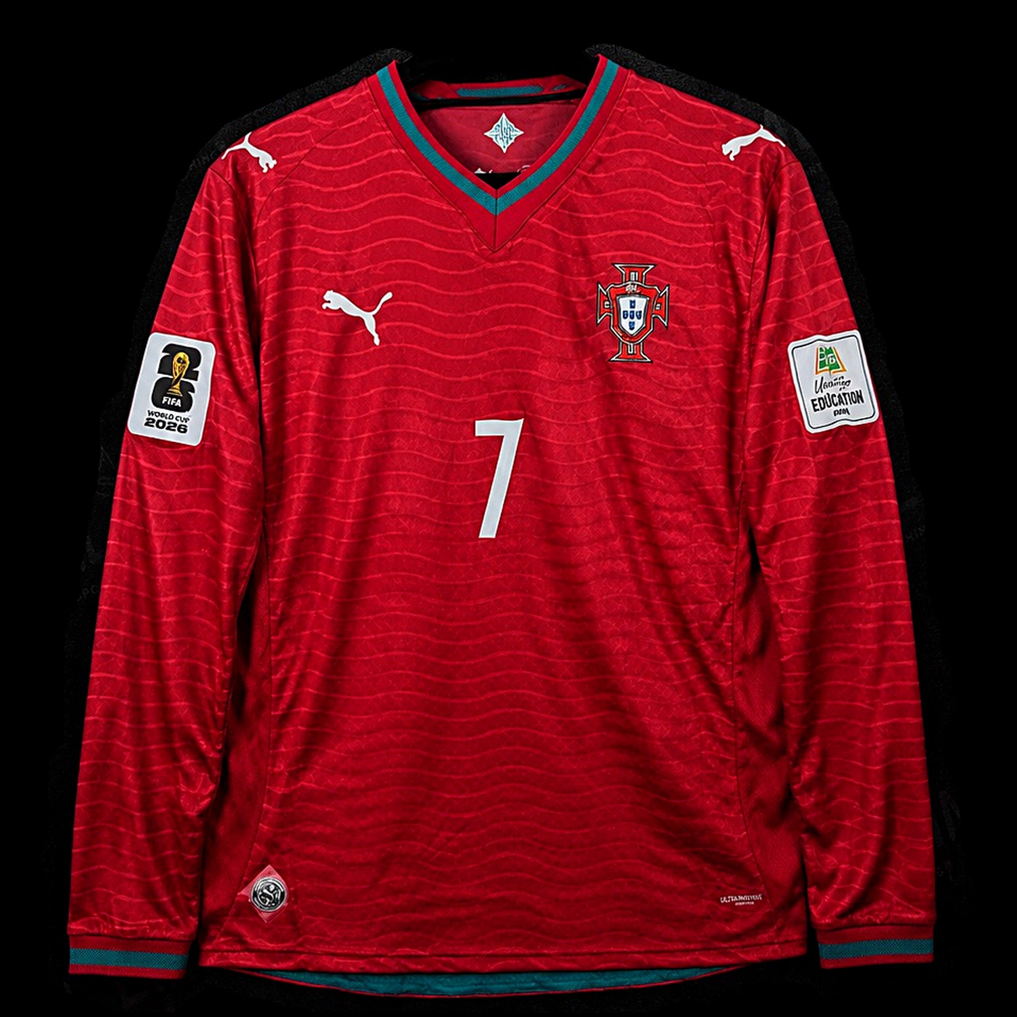 Portugal 2026 Cristiano Ronaldo Manga Larga
